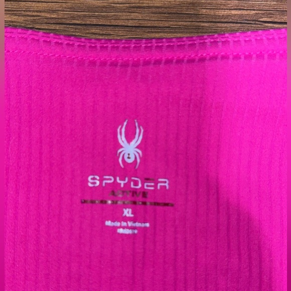 Spyder Vibrant Pink Women’s Leggings - Picture 2 of 3